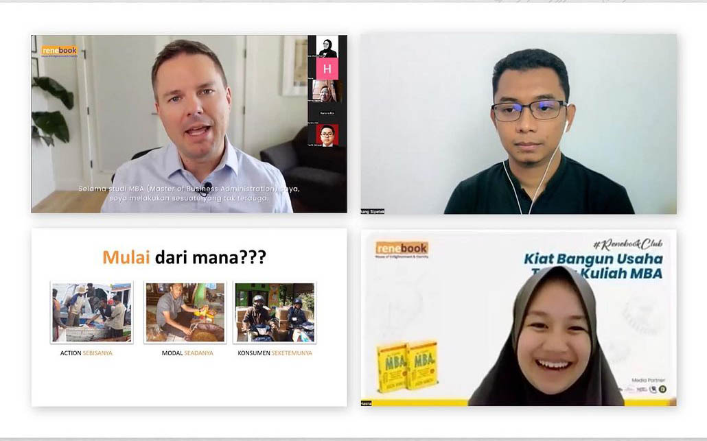 Bedah Buku The Visual MBA di #RenebookClub: Kiat Bangun Usaha Tanpa MBA
