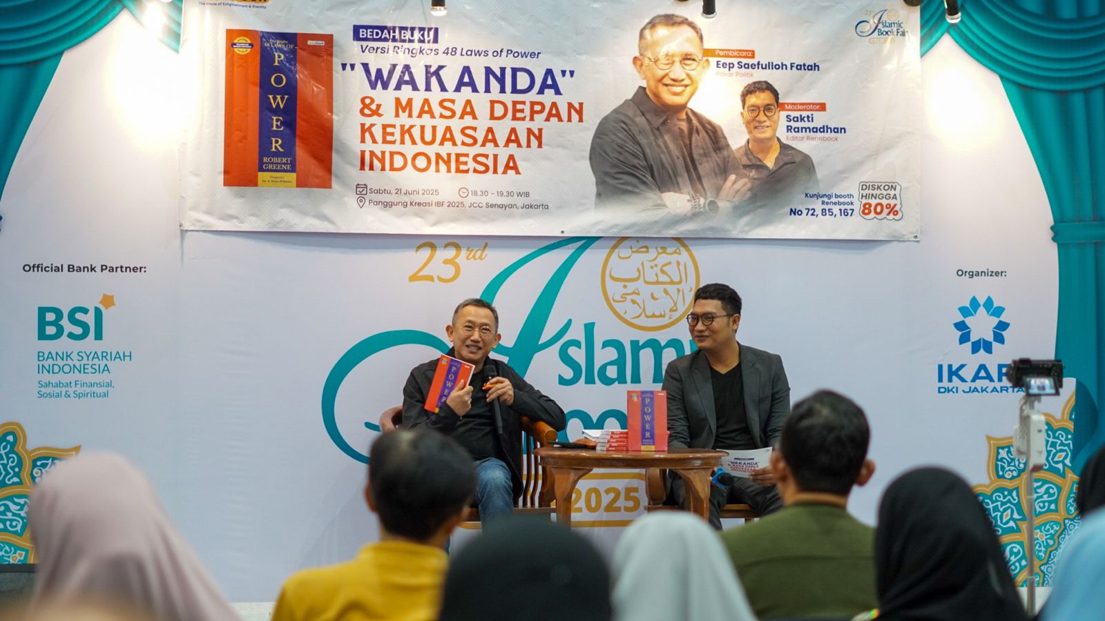 Eep Saefulloh Fatah Kupas Versi Ringkas 48 Laws of Power di IBF 2025