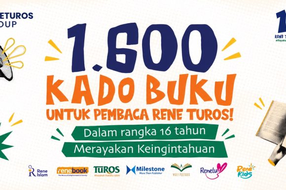 HUT ke-16, Rene Turos Group Bagikan 1.600 Kado Buku: Ini Syarat dan Cara Ikutnya